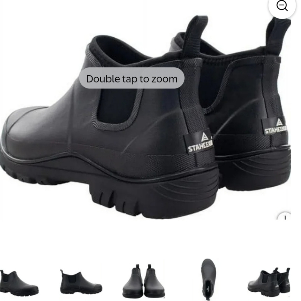 Staheekum Mens size 13 ankle rainboot